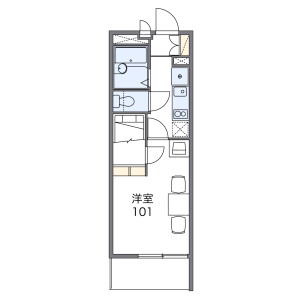 1K Mansion in Higashimikuni - Osaka-shi Yodogawa-ku Floorplan