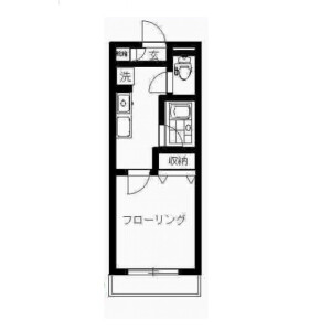 1K Mansion in Nakamachi - Setagaya-ku Floorplan