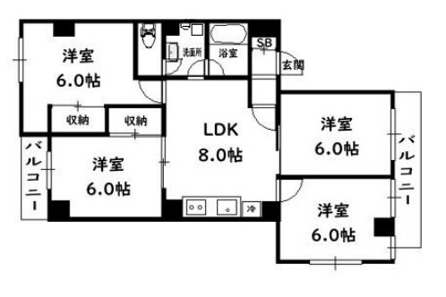 4LDK Apartment to Rent in Taito-ku Interior