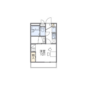 1K Mansion in Tsukamoto - Osaka-shi Yodogawa-ku Floorplan