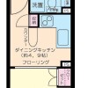 涩谷区出租中的1DK公寓大厦 楼层布局