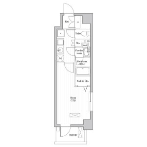 1K Mansion in Honkomagome - Bunkyo-ku Floorplan