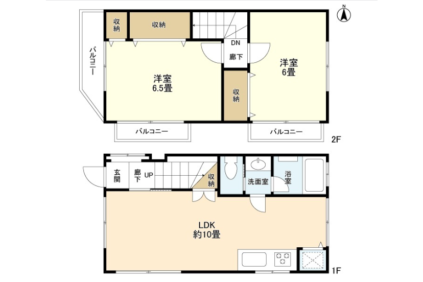 2LDK House to Rent in Kita-ku Interior