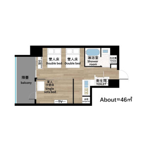 1LDK Mansion in Higashinakajima - Osaka-shi Higashiyodogawa-ku Floorplan
