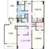 2SLDK Apartment to Buy in Yokohama-shi Kanagawa-ku Floorplan