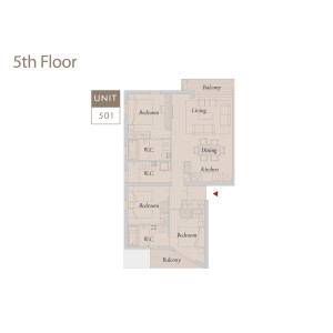 3LDK Apartment in Kitanominecho - Furano-shi Floorplan