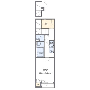 1K Apartment in Midorigaoka - Hamura-shi Floorplan