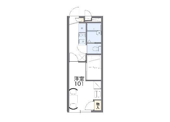 1K Apartment to Rent in Kyoto-shi Sakyo-ku Floorplan