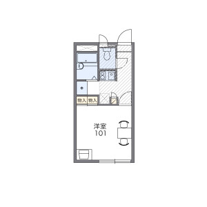 1K Apartment in Ishihara - Kumagaya-shi Floorplan