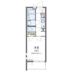 1K Mansion in Nakasaiwaicho - Kawasaki-shi Saiwai-ku Floorplan