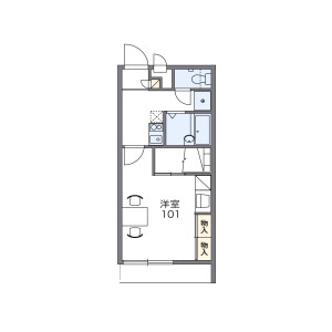 1K Apartment in Mashiki - Ginowan-shi Floorplan