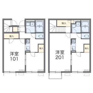 1LDK Apartment in Doshida - Nerima-ku Floorplan