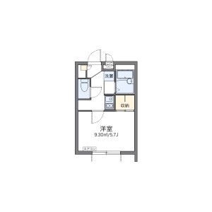 1K Mansion in Matsuo - Naha-shi Floorplan