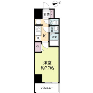 1K Mansion in Nippombashihigashi - Osaka-shi Naniwa-ku Floorplan