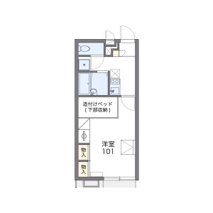 1K Apartment in Mori - Maizuru-shi Floorplan