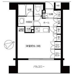 1R {building type} in Nishiwaseda(sonota) - Shinjuku-ku Floorplan