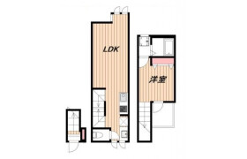 1LDK Apartment in Gohongi - Meguro-ku