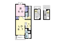 1LDK Apartment in Tatsunuma - Adachi-ku