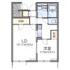 1LDK Apartment to Rent in Noda-shi Floorplan