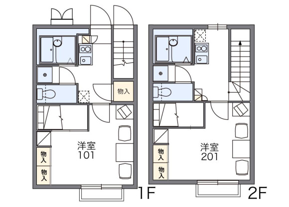 1K Apartment to Rent in Numazu-shi Floorplan