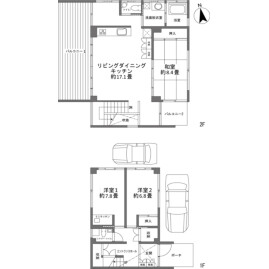 3LDK {building type} in Shiozakicho - Itoman-shi Floorplan