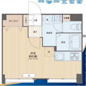 1R {building type} in Nakaochiai - Shinjuku-ku Floorplan