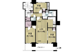 3LDK Mansion in Zengenjicho - Osaka-shi Miyakojima-ku