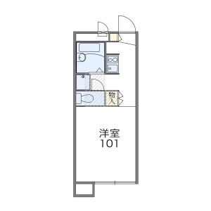 1K Apartment in Tajiri - Ichikawa-shi Floorplan