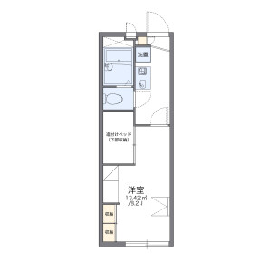 1K Apartment in Yahagi - Odawara-shi Floorplan