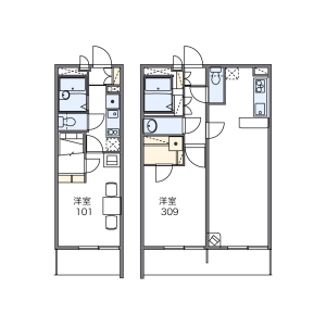 1K Mansion in Nishirokugo - Ota-ku Floorplan