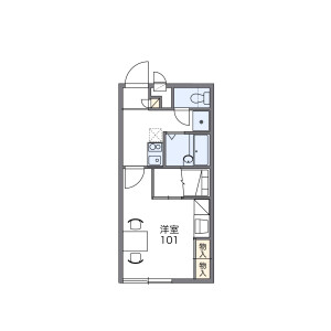 1K Mansion in Yakusacho - Toyota-shi Floorplan