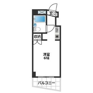 1R Mansion in Nishiaoki - Kawaguchi-shi Floorplan