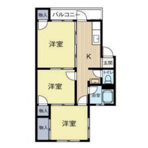 3K Mansion in Nozawa - Setagaya-ku Floorplan