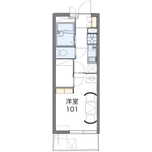 1K Mansion in Namamugi - Yokohama-shi Tsurumi-ku Floorplan