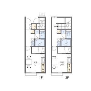 1K Apartment in Kishiokacho - Suzuka-shi Floorplan