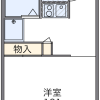 1K Apartment to Rent in Okayama-shi Kita-ku Floorplan