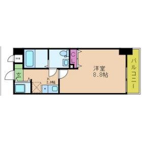 1K Mansion in Shimodera - Osaka-shi Naniwa-ku Floorplan