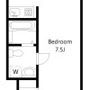 1R Apartment to Rent in Fukuoka-shi Chuo-ku Floorplan