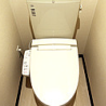 1R Apartment to Rent in Fuchu-shi Toilet