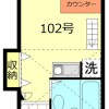 江户川区出租中的1R公寓 楼层布局