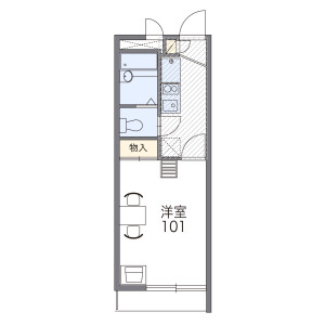 1K Mansion in Ozone - Nagoya-shi Kita-ku Floorplan