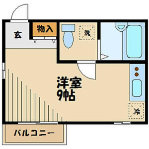 1R Apartment in Shimosakunobe - Kawasaki-shi Takatsu-ku Floorplan