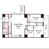 3LDK Apartment to Buy in Yokohama-shi Kanagawa-ku Floorplan