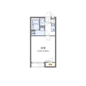 1K Apartment in Kori nishinocho - Neyagawa-shi Floorplan