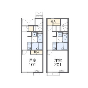1K Apartment in Higashinaka - Fukuoka-shi Hakata-ku Floorplan
