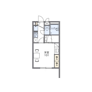 1K Mansion in Mekaru - Naha-shi Floorplan