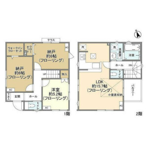 1SLDK House in Eharacho - Nakano-ku Floorplan