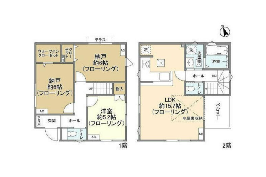 1SLDK House to Rent in Nakano-ku Floorplan