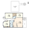 2SLDK Apartment to Buy in Setagaya-ku Floorplan