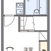 1K Apartment to Rent in Kai-shi Floorplan